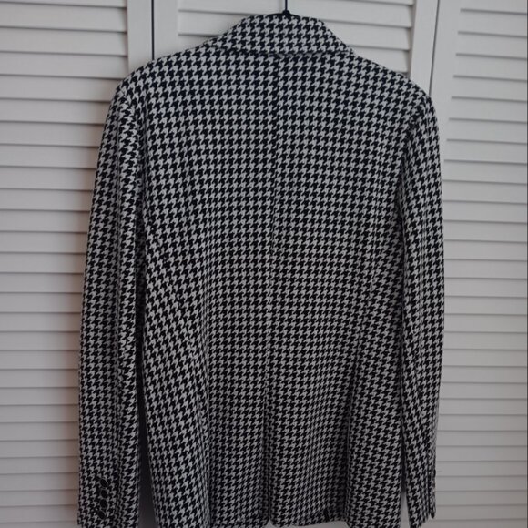 Women's Liz Clairborne Houndstooth Blazer, NWOT - Picture 2 of 5